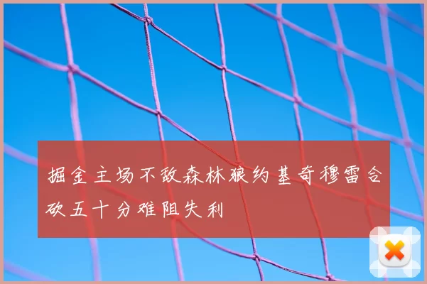 掘金主场不敌森林狼约基奇穆雷合砍五十分难阻失利