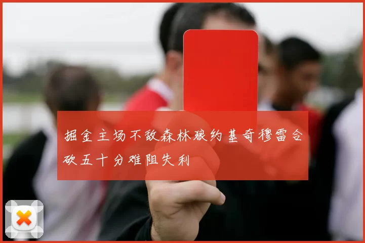 掘金主场不敌森林狼约基奇穆雷合砍五十分难阻失利